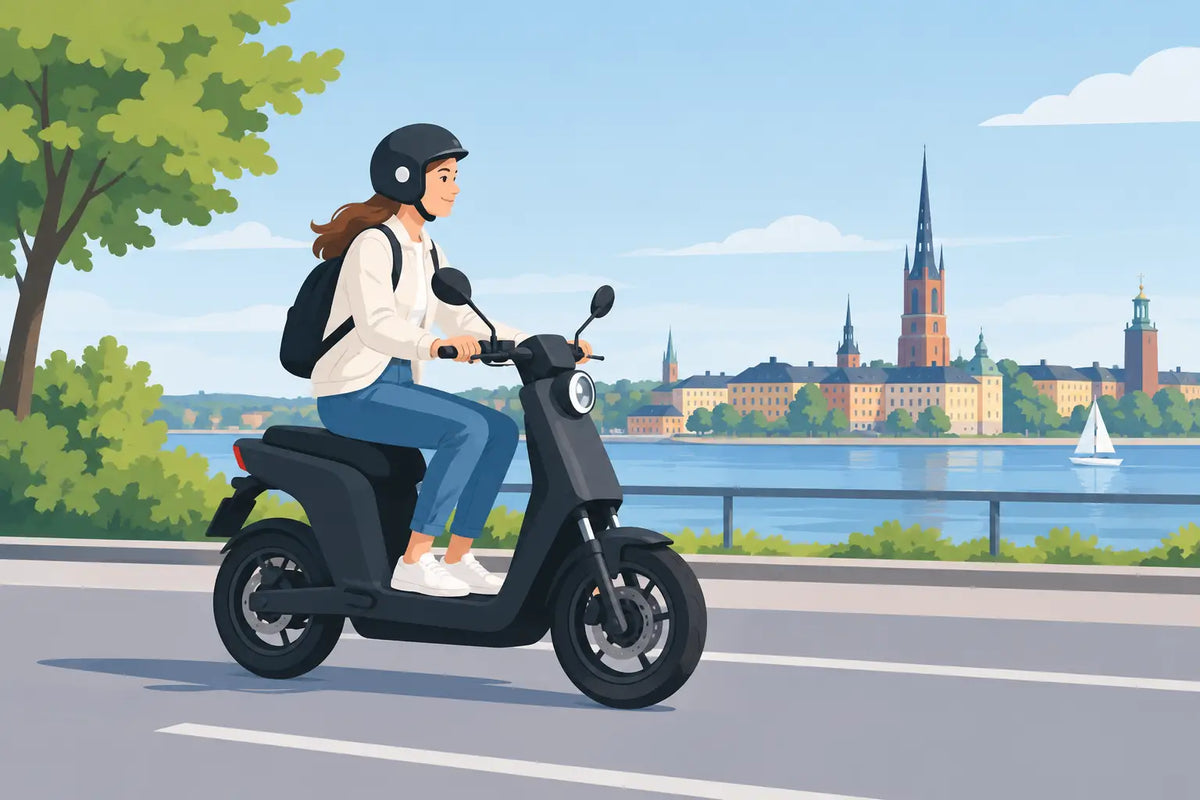 Elmoped vägregler i Sverige: kör rätt från start