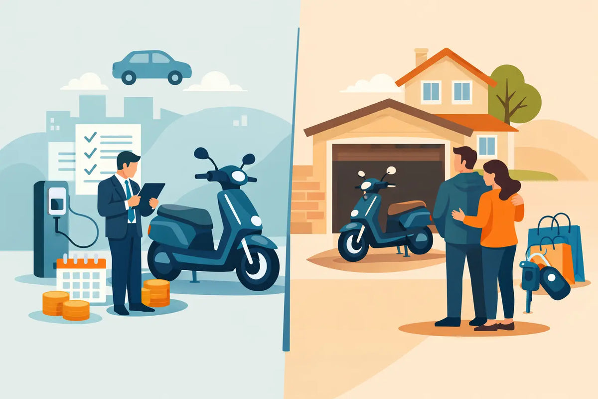 Leasing eller köp elmoped - vad passar dig?