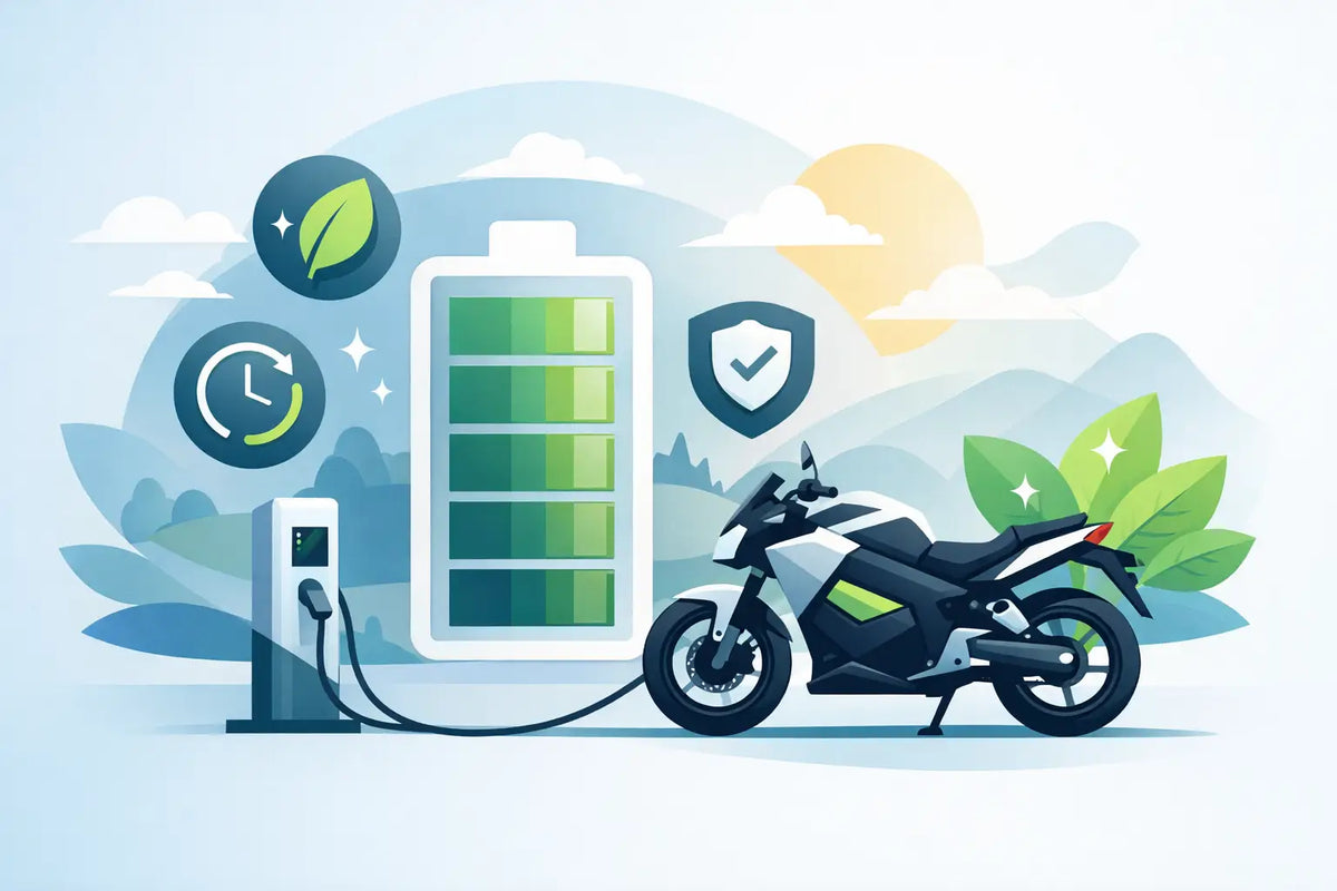 Batterihälsa för elmotorcykel som håller länge