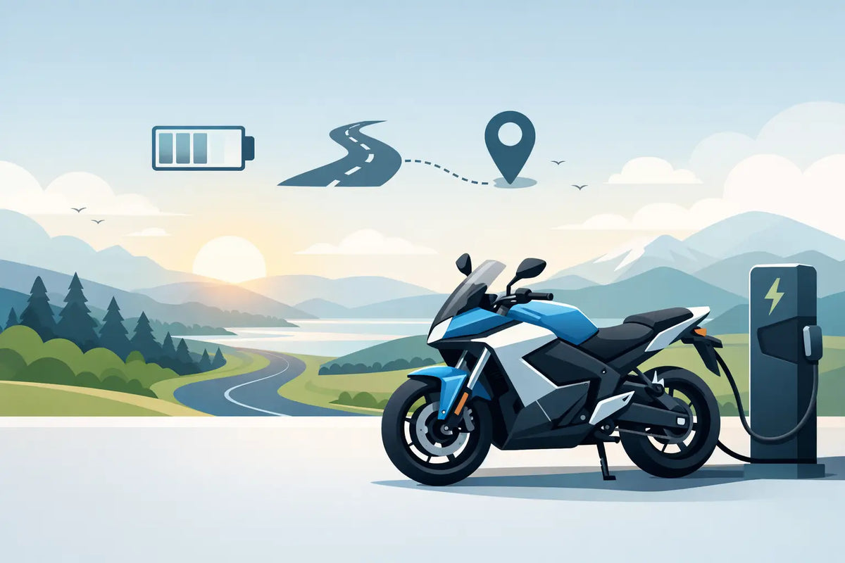 Hur lång räckvidd har en elmotorcykel i praktiken?