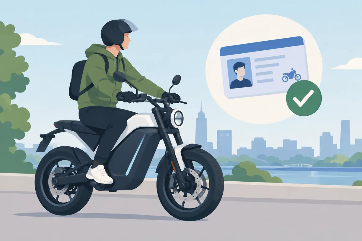 Elmotorcykel körkort krav - vilket kort krävs?