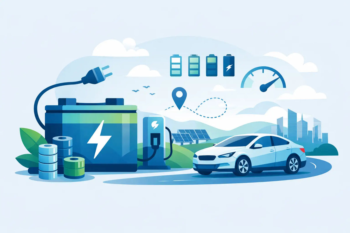 Batteriteknik för elfordon och räckvidd