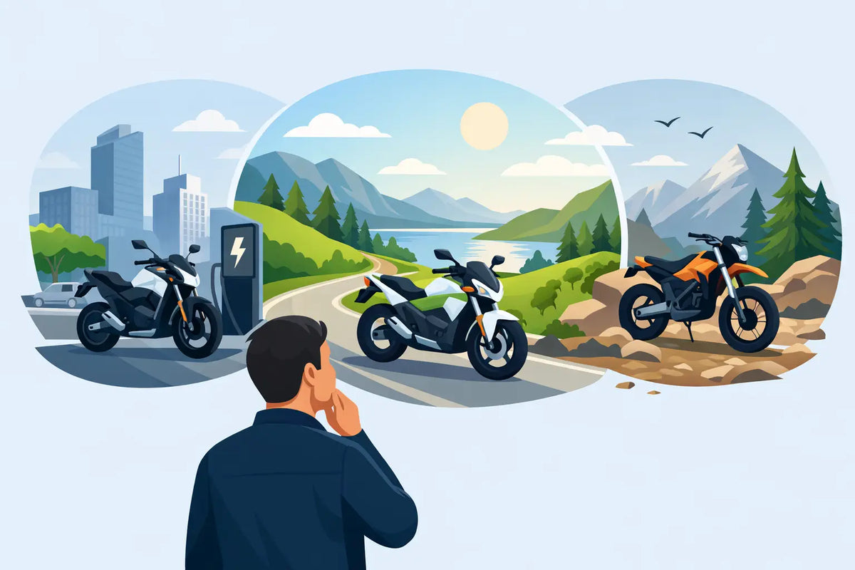 Hur väljer man elmotorcykel för rätt körning?