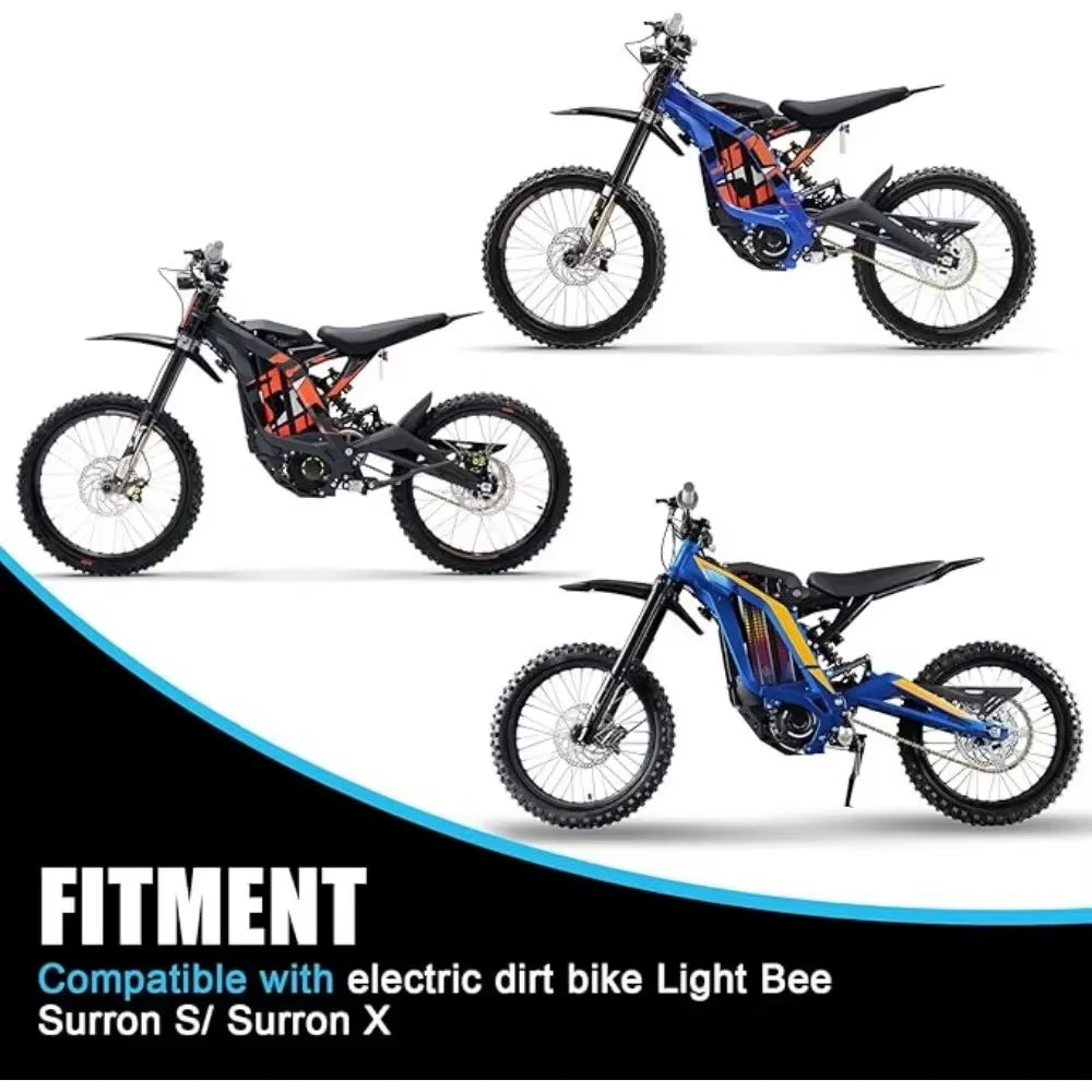 Elevate Your Ride with the Motorcycle Carbon Fiber Battery Cover for Sur-Ron Light Bee X/S - Durable Protection and Stylish Upgrade!